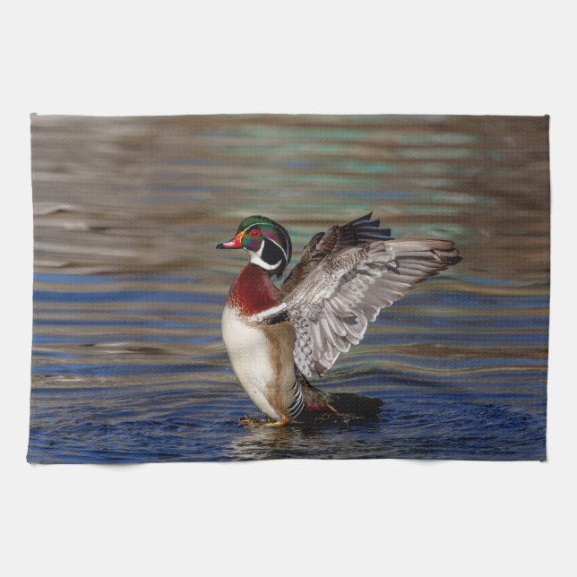 Wood Duck Kitchen Towel (Horizontal)