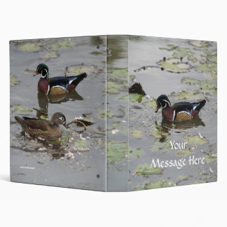 Wood Duck Lily Pond Binder