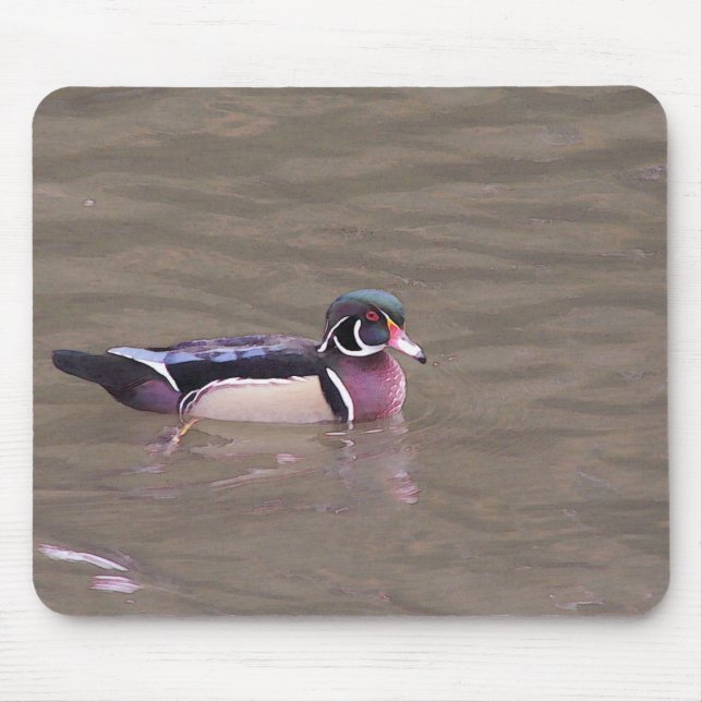 Wood Duck Mouse Pad (Front)