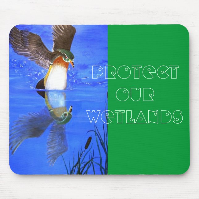 Wood Duck mousepad (Front)