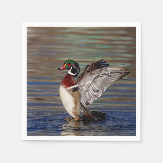 Wood Duck Napkin (Front)