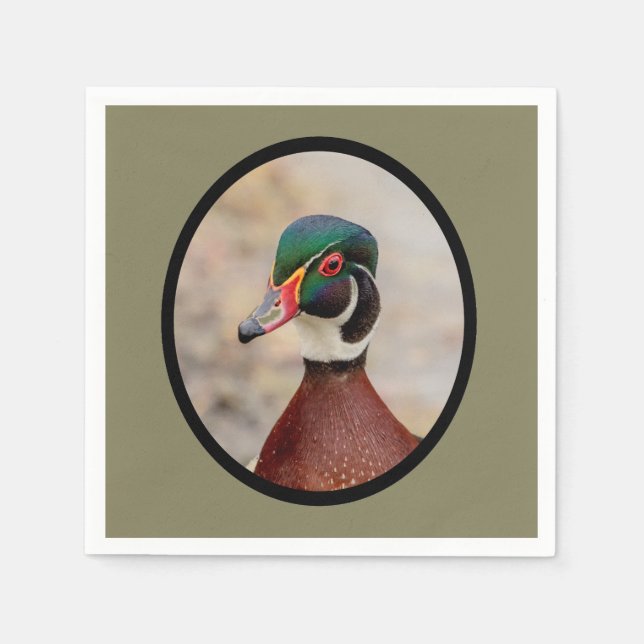 Wood Duck Napkin (Front)