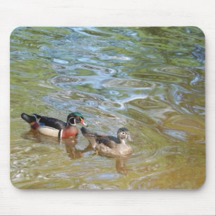Wood Duck Pair Mouse Pad