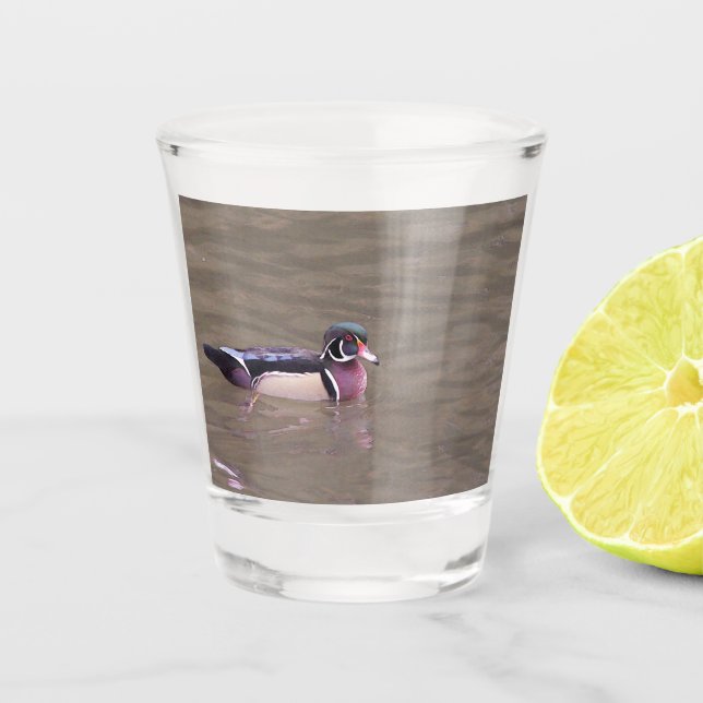Wood Duck Shot Glass (Front)
