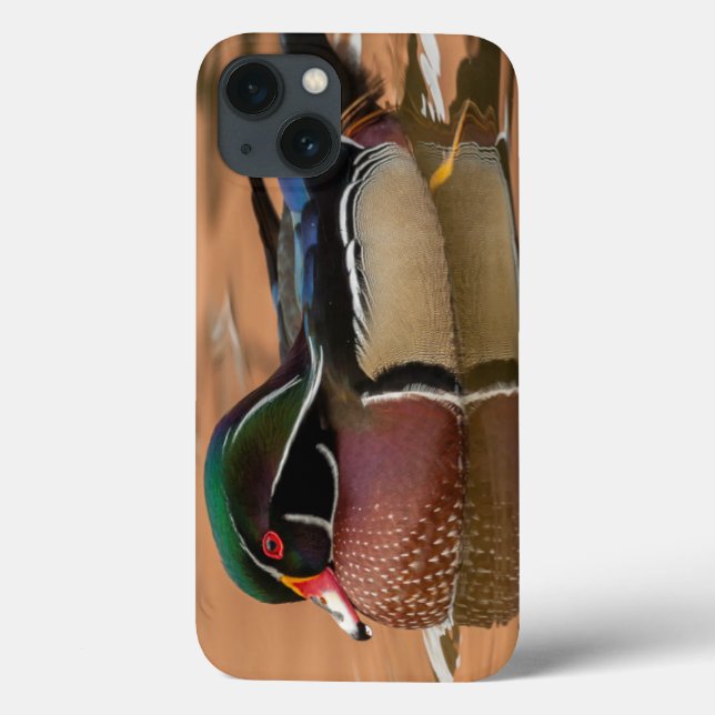 Wood duck swimming in water Case-Mate iPhone case (Back)