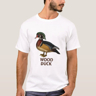 Wood Duck T-Shirt: Waterfowl Bird Design T-Shirt