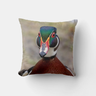 Wood Duck Throw Pillow