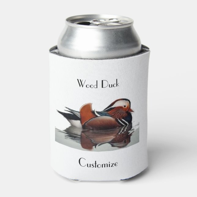 Wood Duck Thunder_Cove   Can Cooler (Can Front)