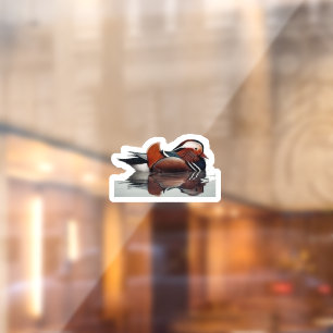Wood Duck Thunder_Cove Window Cling