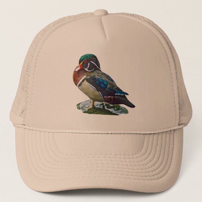 Wood Duck Trucker Hat (Front)