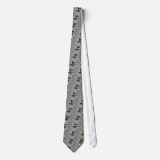 Wood Ducks Grey Tie