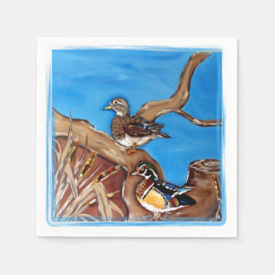 Wood Ducks Napkin