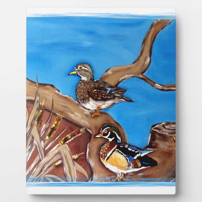 WOOD DUCKS PLAQUE (Front)
