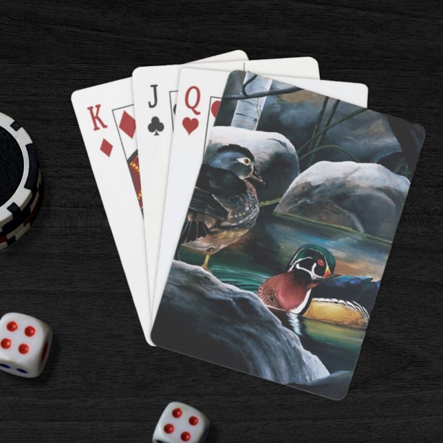 Wood Ducks Pond Playing Cards (Creator Uploaded)
