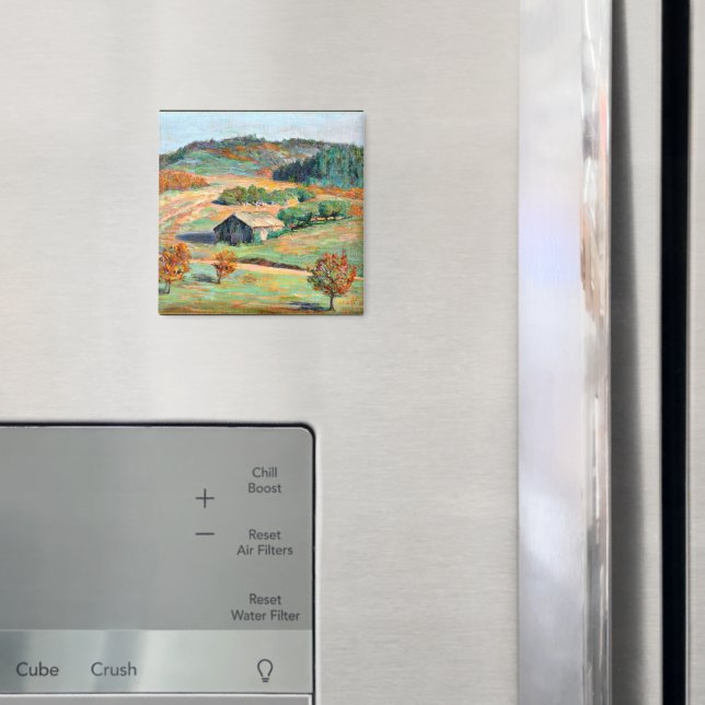 Wood - Early Fall Landscape Magnet (In Situ (Fridge))