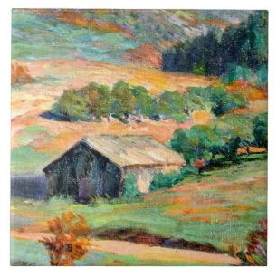 Wood - Early Fall Landscape Tile