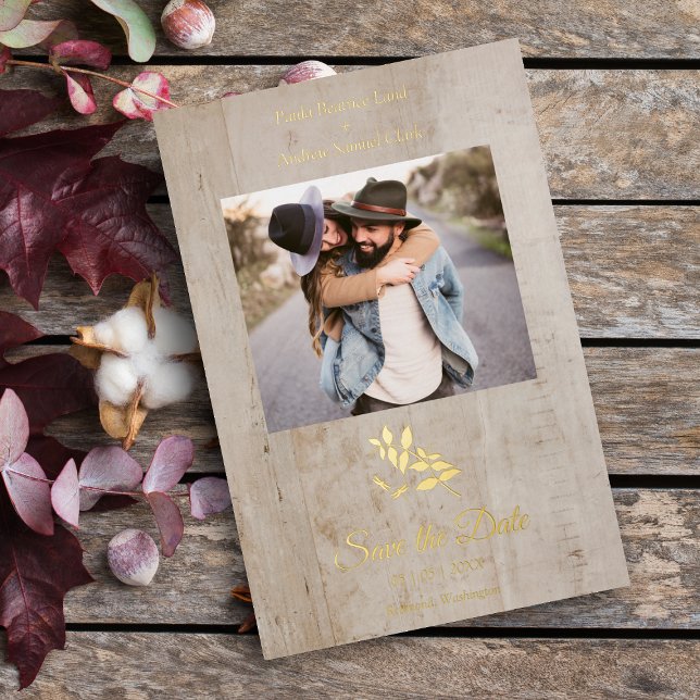 Wood Effect Rustic Dragonfly Couple Photo (Creator Uploaded)