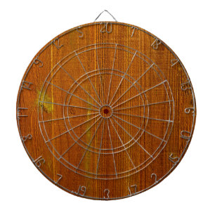 Wood Fence Panel Dart Board