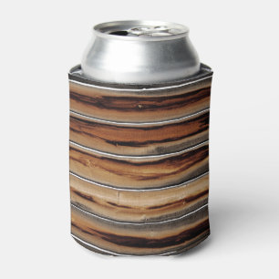 Wood Fence Texture Cool Unique Can Cooler