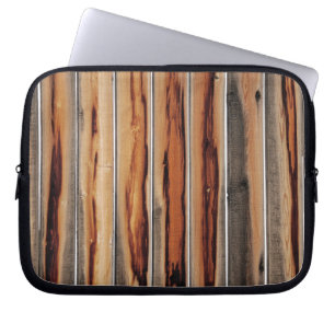 Wood Fence Texture Cool Unique Laptop Sleeve