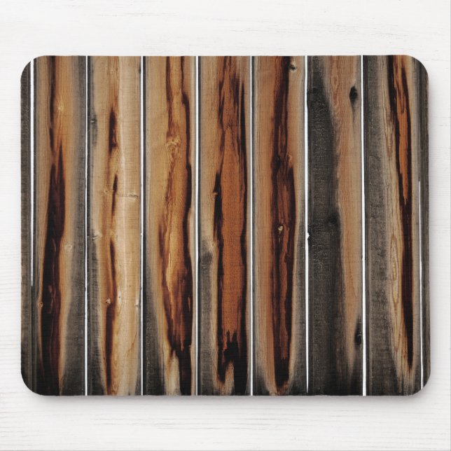 Wood Fence Texture Cool Unique Mouse Pad (Front)