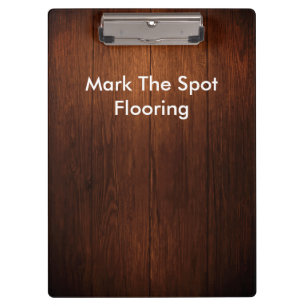 Wood Flooring Theme Clipboard