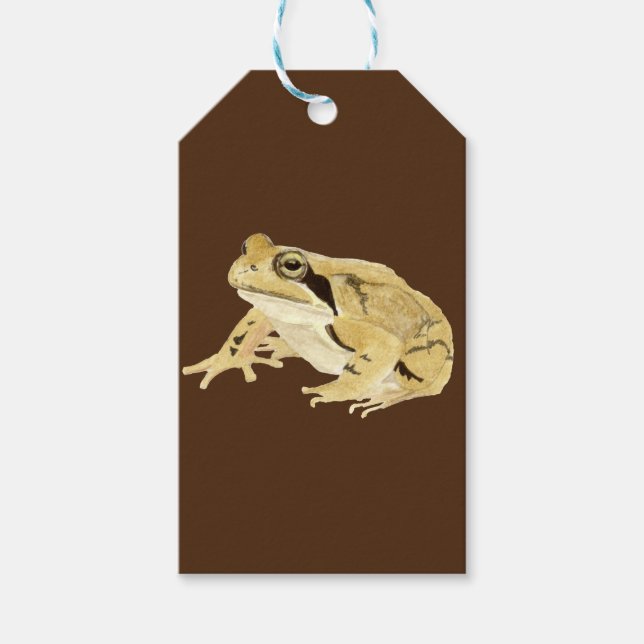 Wood Frog Gift Tags (Front)