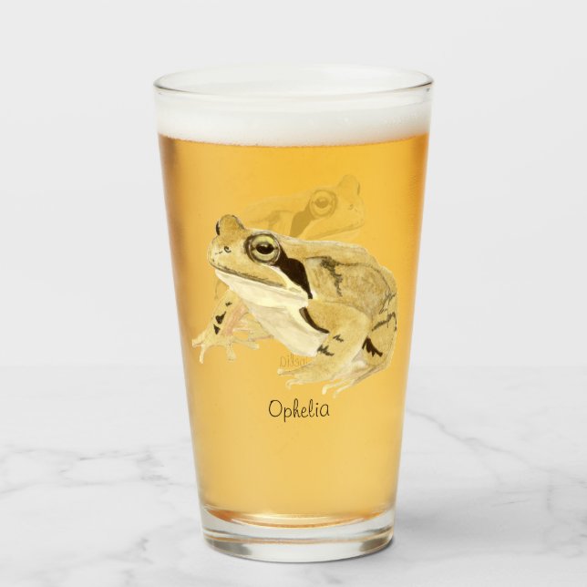 Wood Frog Glass (Front Filled)