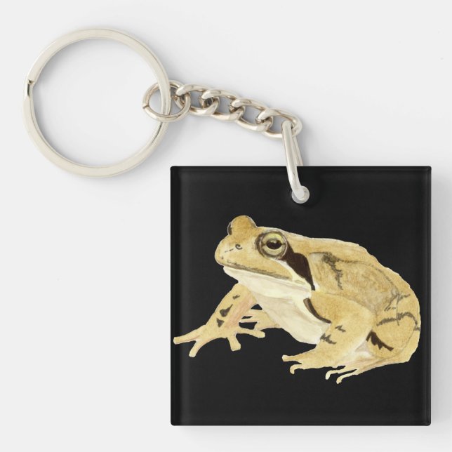 Wood Frog Keychain (Front)