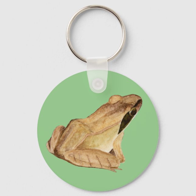 Wood Frog Keychain (Front)