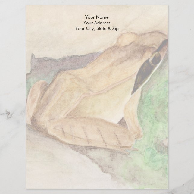 Wood Frog Letterhead (Front)