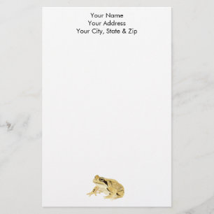 Wood Frog Stationery