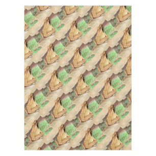 Wood Frog Watercolor Tablecloth