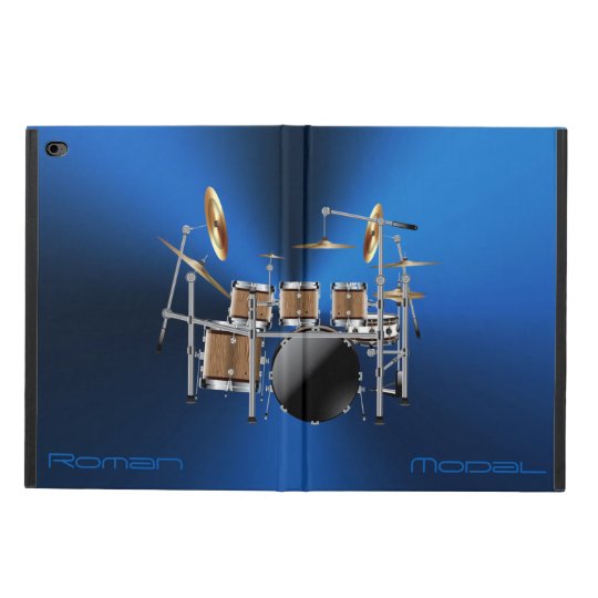 Wood Grain Drum Set iPad Air Case for Drummers