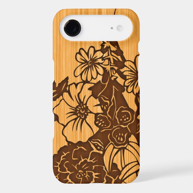 Wood Grain iPhone 4G Barely There Case-Mate Case (Back)