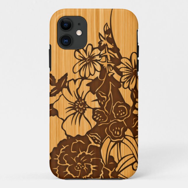 Wood Grain iPhone 5G Barely There Case-Mate Case (Back)