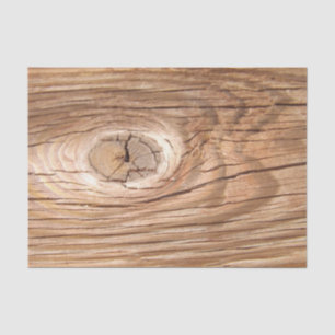Wood Grain Knothole Tissue Paper