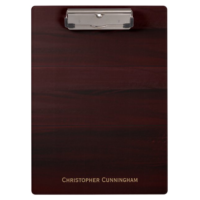 Wood Grain Look Clipboard (Front)