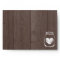Wood grain mason jar barn wedding envelopes