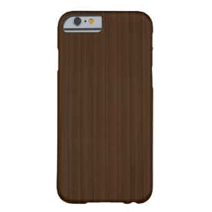 Wood Grain Medium/Dark Barely There iPhone 6 Case