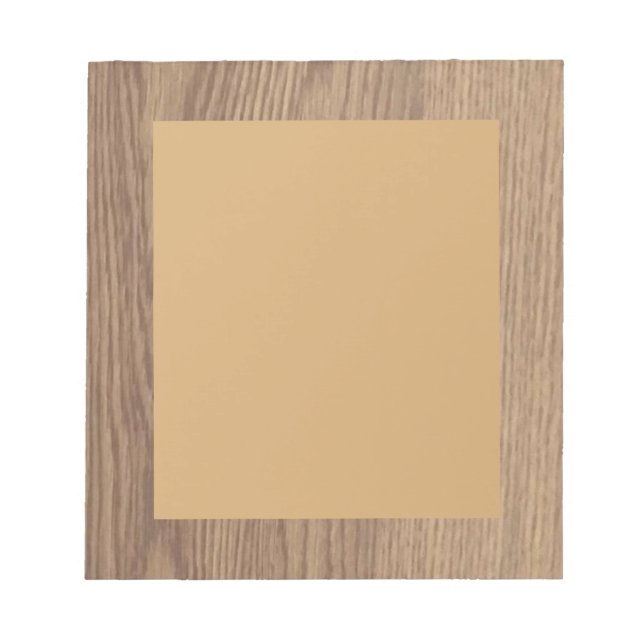 Wood Grain Notepad  (Front)