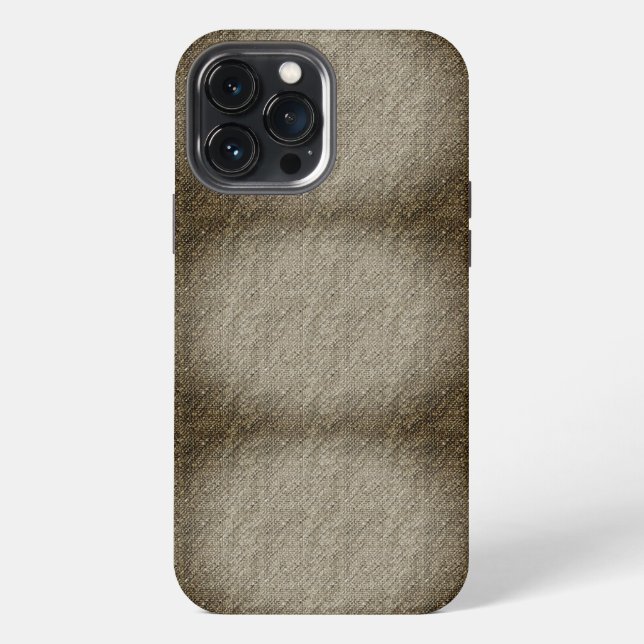 Wood Grain Pattern Brown Tone iPhone Case (Back)