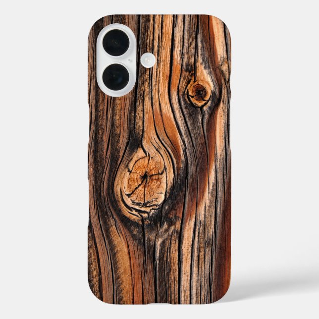 Wood Grain Pattern Case-Mate iPhone Case (Back)
