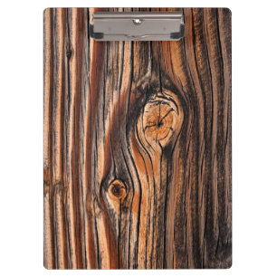 Wood Grain Pattern Clipboard