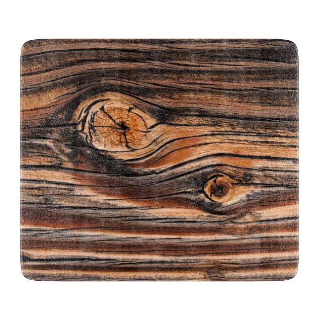 Wood Grain Pattern Cutting Board (Front)