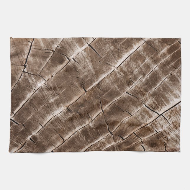 Wood Grain Pattern Kitchen Towel (Horizontal)