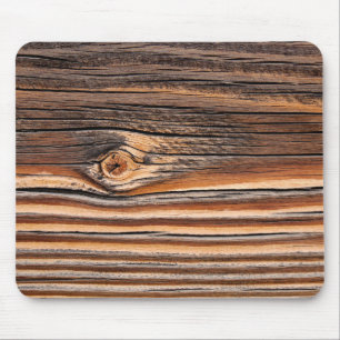 Wood Grain Pattern Mouse Pad