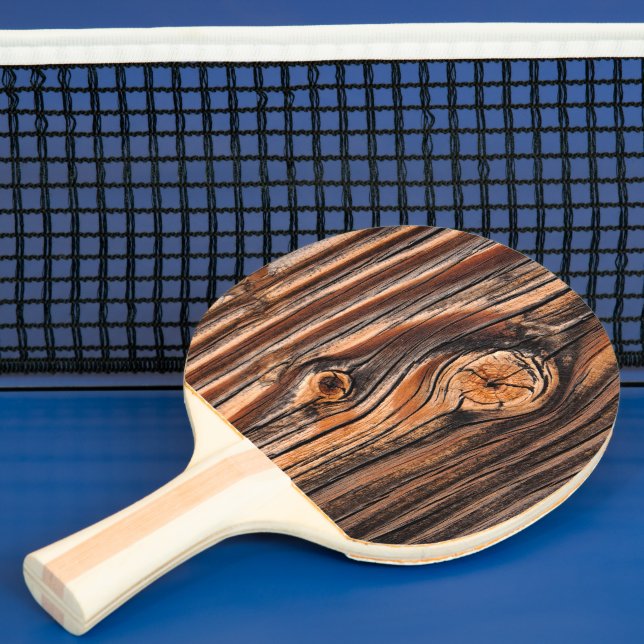 Wood Grain Pattern Ping Pong Paddle (Insitu)