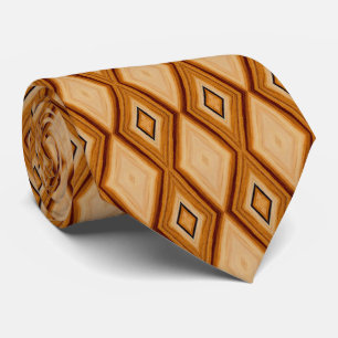 Wood Grain Pattern Tie