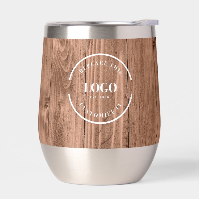 Wood Grain Rustic Branded with logo Website (Gauche)